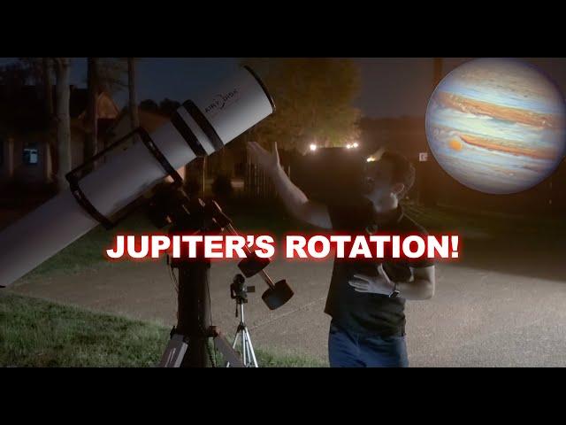 Creating an Animation of Jupiter's Rotation: An Efficient Planetary Imaging Workflow