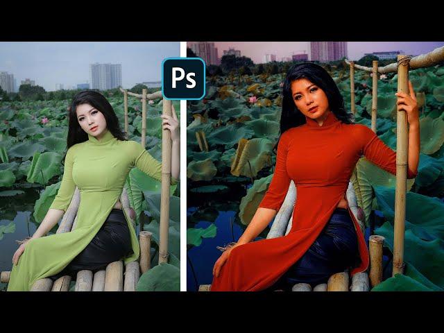 Edit Raw Photos & Make Them Pop In Photoshop  Camera Raw Color Grading Tutorial by wick