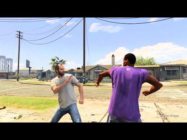 Grand Theft Auto V PS5 - Street Fights With Trevor [4K HDR 60fps]