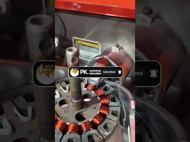 Automatic CNC ceiling fan winding machine#trending#newvideo #pk  #pk.technicaleducation #viral #shor