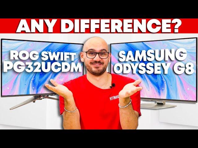 ASUS ROG Swift OLED PG32UCDM vs Samsung Odyssey OLED G8 - The All-Star Selections