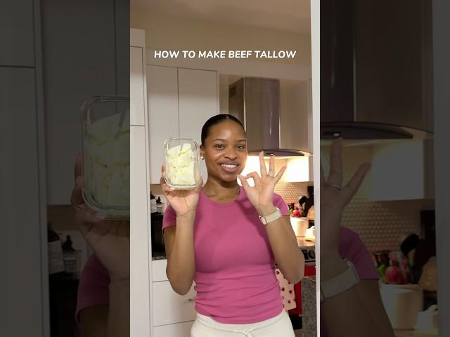 How to make beef tallow  #beeftallow #tallow #healthyeating #homemade #diy
