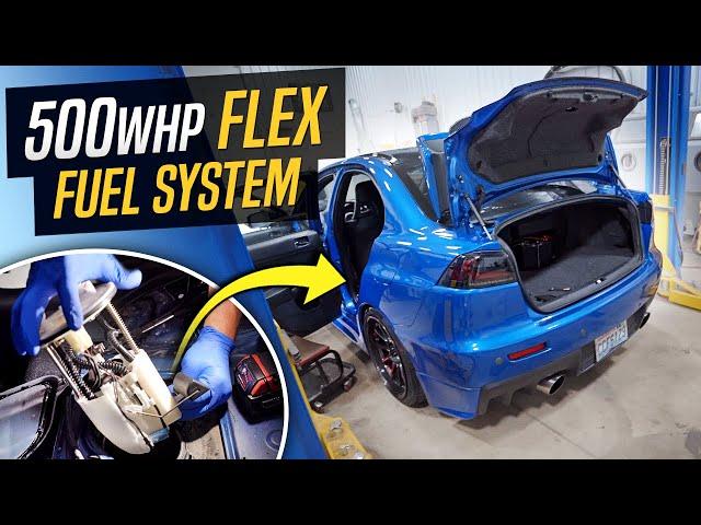 Installing the 500WHP Evo 10 Fuel System (Flex Fuel!)