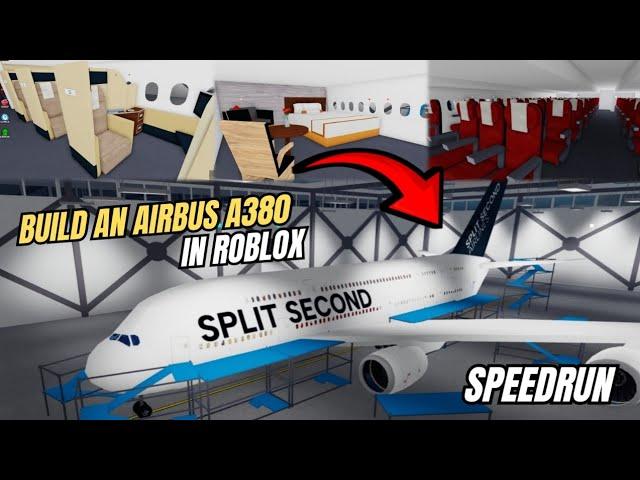 Build an Airbus A380 in Roblox | Roblox Build a Plane Tycoon