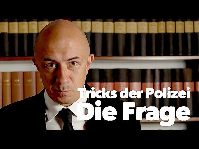 Nadel im Arm bei der Polizei - Der Trick