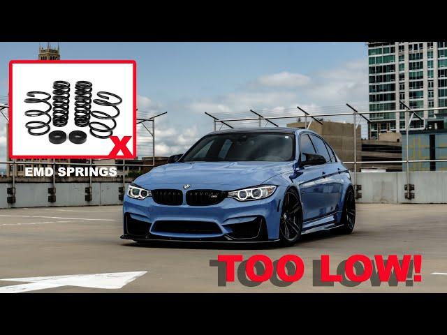 EMD lowering Springs F80 M3