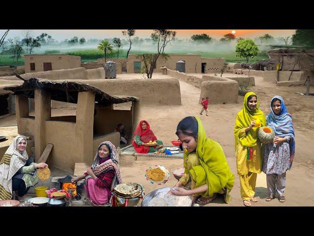 Beautiful Rural Life routine of Village women | Cooking unique recipe | Village Life Pakistan