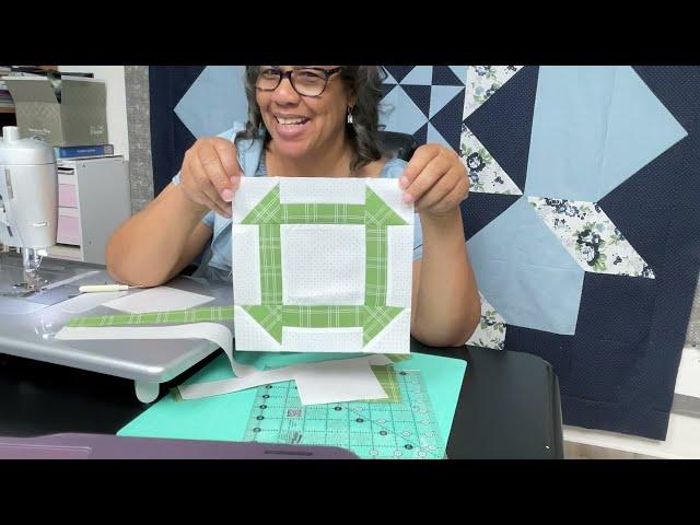 SUMMER SEWING SERIES … QUILT 2 - Starring Churn Dash Quilt Top