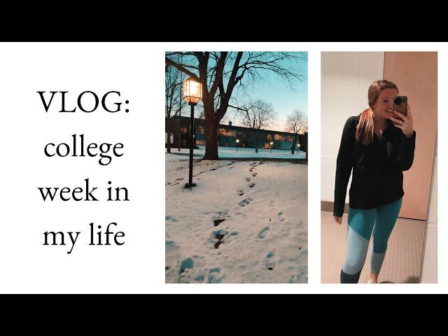 VLOG: college week in my life | Bryant University