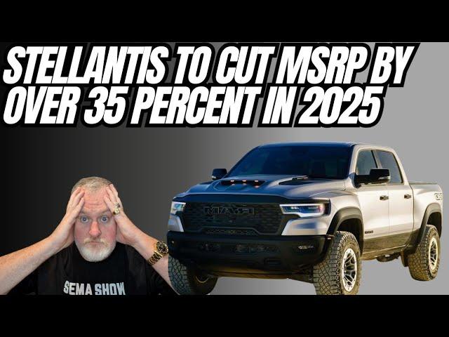 Stellantis Ram Dodge Chrysler And Jeep To Cut MSRP By 35% This Is Huge! GM And Ford On Notice!