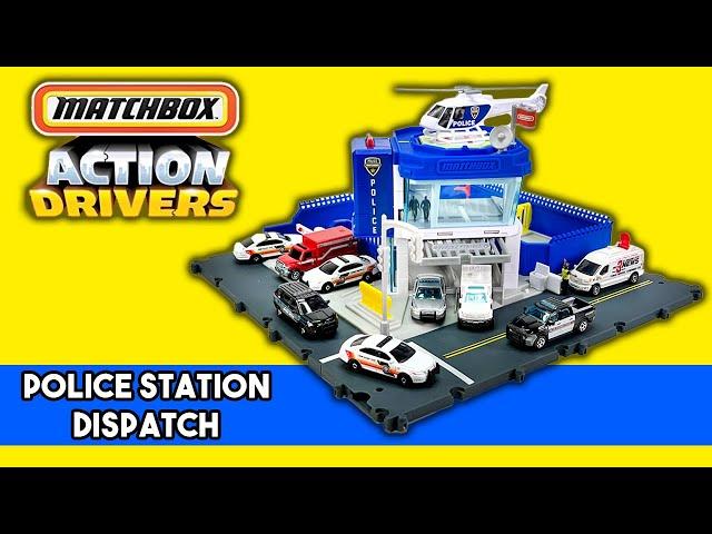 Matchbox Action Drivers Police Station Dispatch Playset (New for 2022)