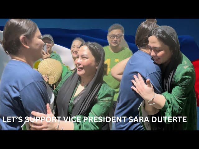 VP SARA DUTERTE NIYAKAP SI YUMI SANTIAGO Nov. 23, 2024