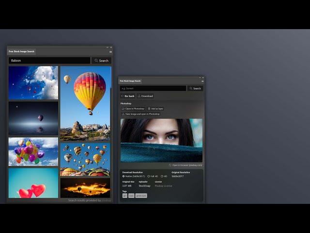 Free Stock Image Search - A free stock search extensions for Premiere Pro