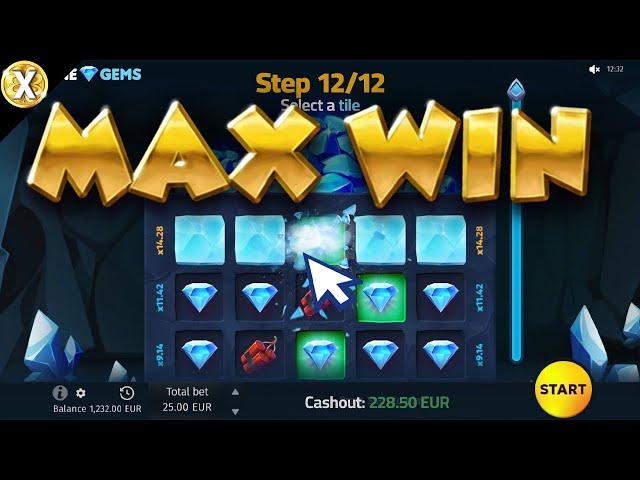 GRAND JACKPOT  MAX WIN  Mine Gems  Online Slot Epic Big Win - BGaming