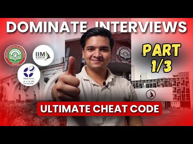 IPM Interview: Masterclass on Questions | Every Question Asked in an IIM Interview