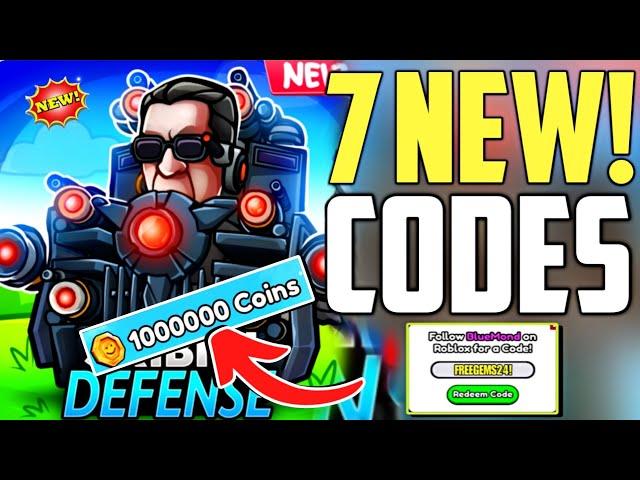 ️UPDATE!CODES️SKIBIDI TOWER DEFENSE ROBLOX CODES 2024 - SKIBIDI TOWER DEFENSE CODES