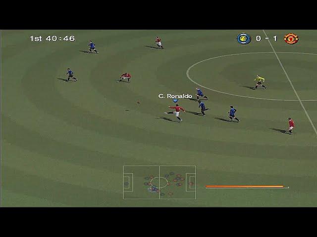 PES 6 - WHAT A POWERFUL SHOT FROM RONALDO !