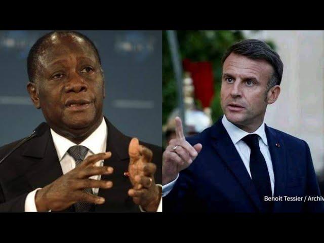 C'EST CHAUD ALASSANE OUATTARA PREND LE COURAGE ET IL MENACE MACRON POUR POUVOIR AVOIR SON 4e MANDAT