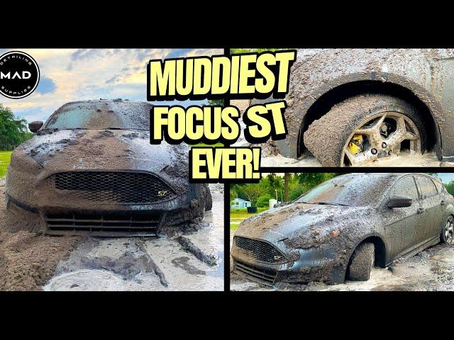 Deep Cleaning The Muddiest Ford Focus ST EVER! | Insane Satisfying Disaster Detail Transformation!