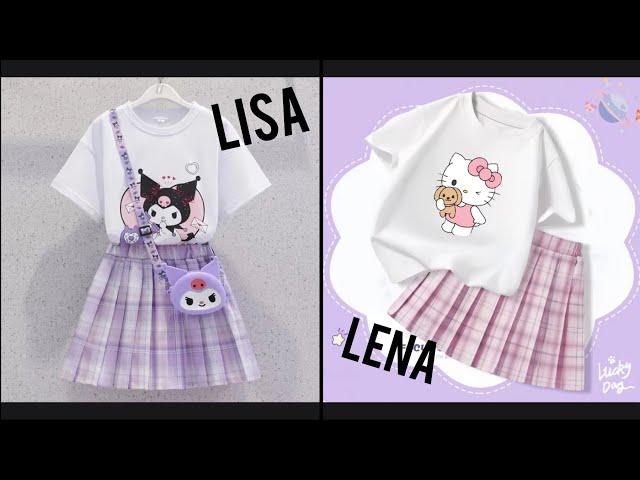  LISA OR LENA 🩷 KUROMI OR HELLO KITTY 🩷 What will you choose?