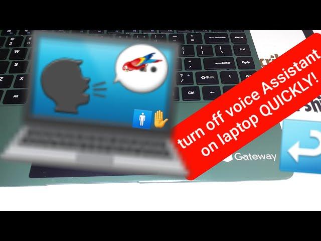 How to turn off voice Narrator, TalkBack, Screen reader on Gateway laptop windows 11 | laptop talks