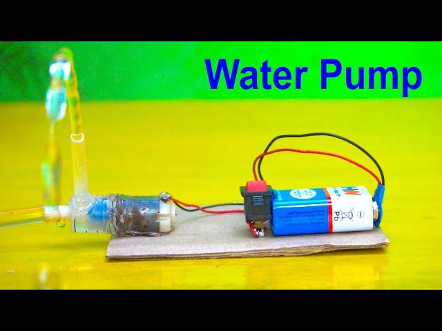 Science Exhibition Water Pump | Science Project Water Pump Easy