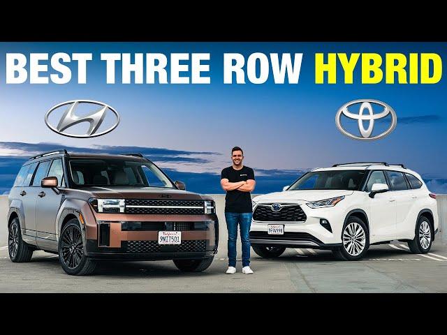 Hyundai Santa Fe vs. Toyota Highlander: 3-Row Hybrid SUV Battle