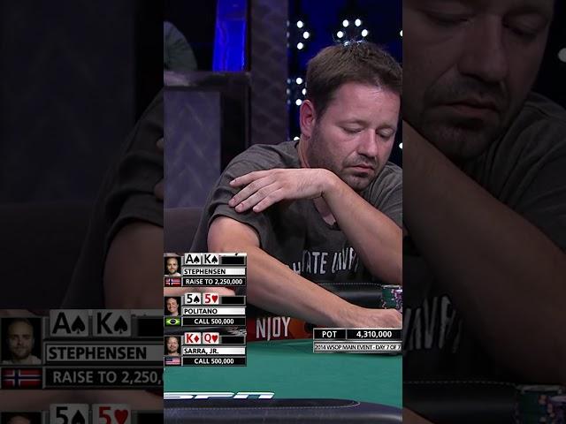 WSOP Moments: BLOW-UP mit KQ  #wsop