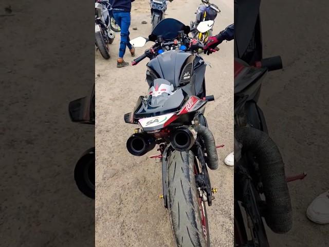 Dual Austin Racing Exhaust Sound  Yamaha R15V3 #exhaust #r15v3 #yamaha #austinracing