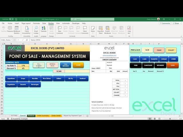 Sale Software in Excel | Point of Sale (POS) Program In Microsoft Excel | POS | EXCEL