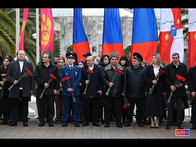 23 февраля депутаты Адлерского района приняли участие в памятных мероприятиях