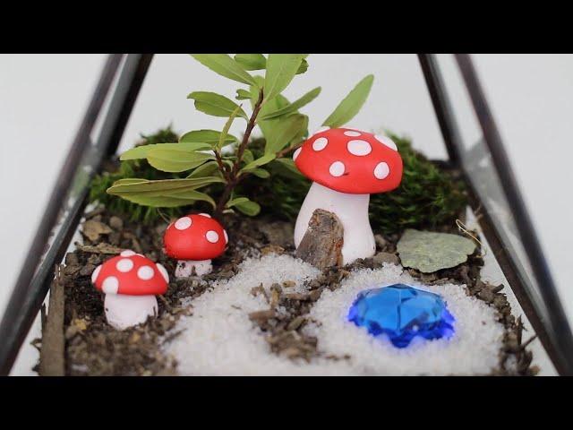 Fairy House made from clay!//Cotton Candy Corner