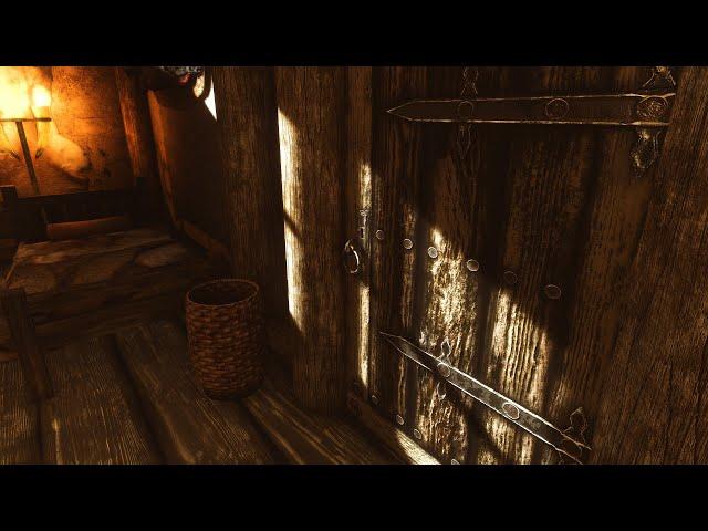 Skyrim- Parallax on vs. off (Re-Engaged ENB) The doors...they breathe...