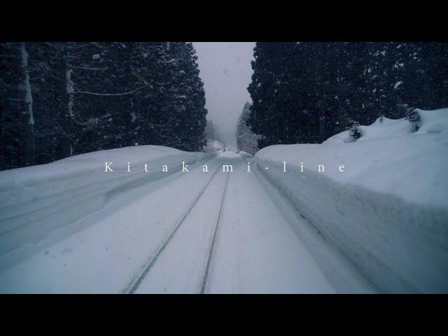 [4K] Deep snow train in Japan - KITAKAMI LINE