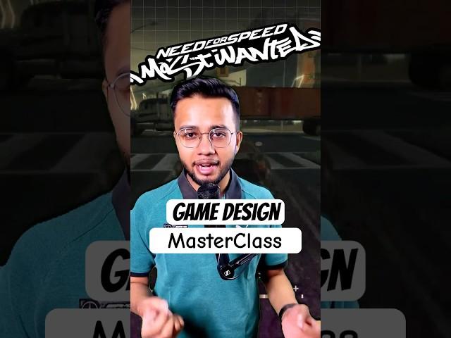 NFS - Game Design MasterClass #gamedev #nfsmw #ea #gamingcommunity