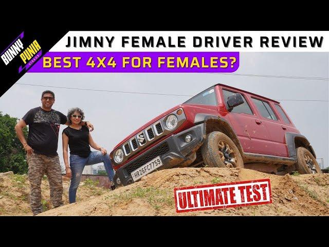 Maruti Jimny Female Driver Review Including Off-Roading || Best 4x4 SUV for Adventure Ready Ladies?