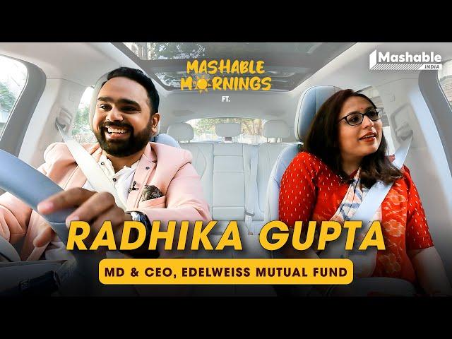 Mashable Mornings Ft. Radhika Gupta with Siddhaarth Aalambayan| MD & CEO, Edelweiss Mutual Fund EP23