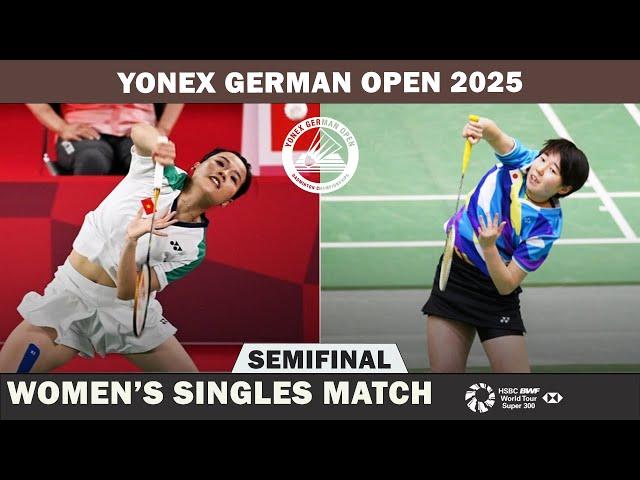 Thuy Linh NGUYEN (VIE) vs Riko GUNJI (JPN) German Open 2025 Badminton