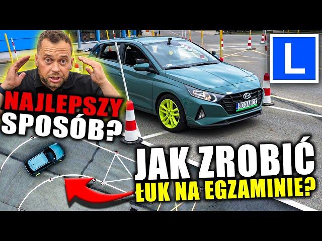 ŁUK - czyli JAK ZROBIĆ ŁUK NA EGZAMINIE? PRAWO JAZDY KAT. B - Plac manewrowy WORD Rzeszów