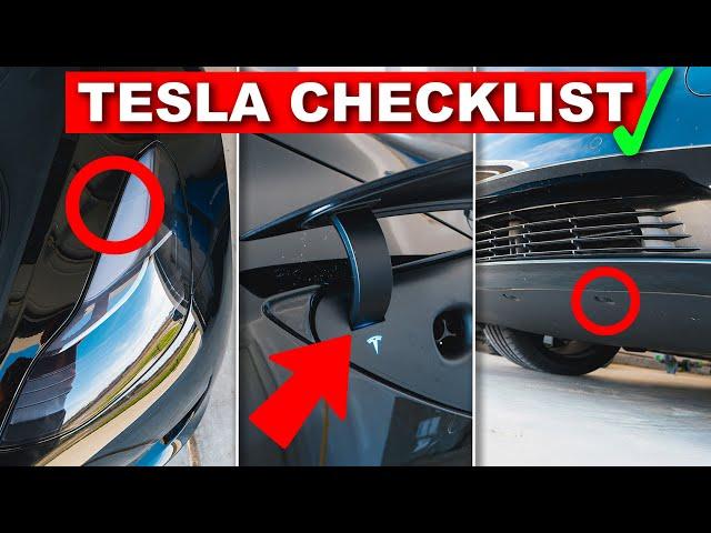 Tesla Delivery Day Checklist 2024: DON'T MAKE A MISTAKE!