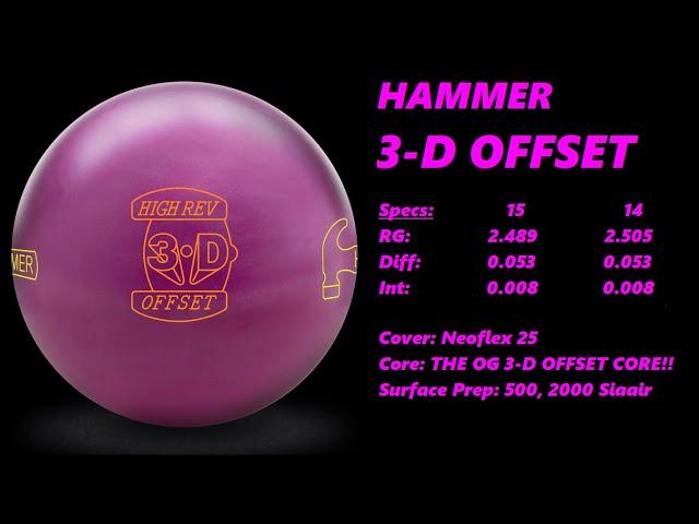 3-D Offset Hammer re-release Bowling Ball NON-STAFFER NEUTRAL REVIEW