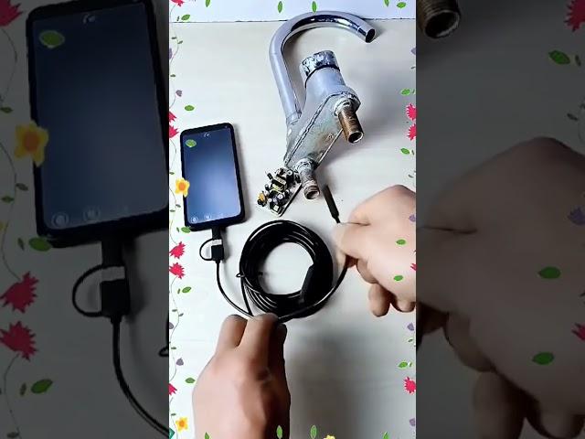 Clear Vision in Tight Spaces Aopick Endoscope Inspection Camera with LED Light #inspectioncamera