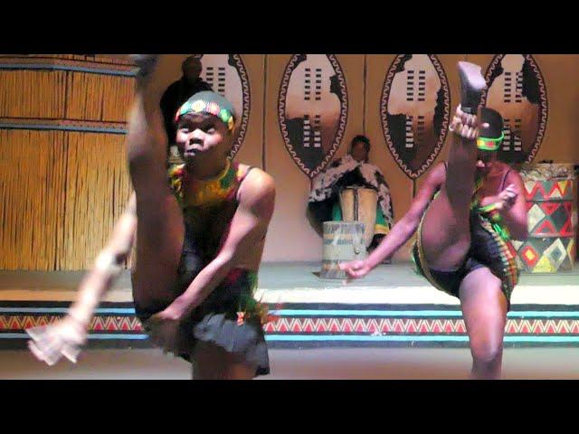 High energy "African Cancan" performance