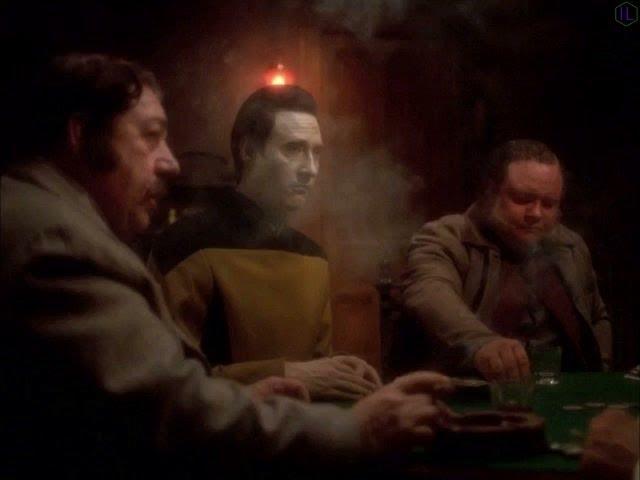 Star Trek : TNG - Data Builds Up Finances from Card Sharks in 19th Century Earth