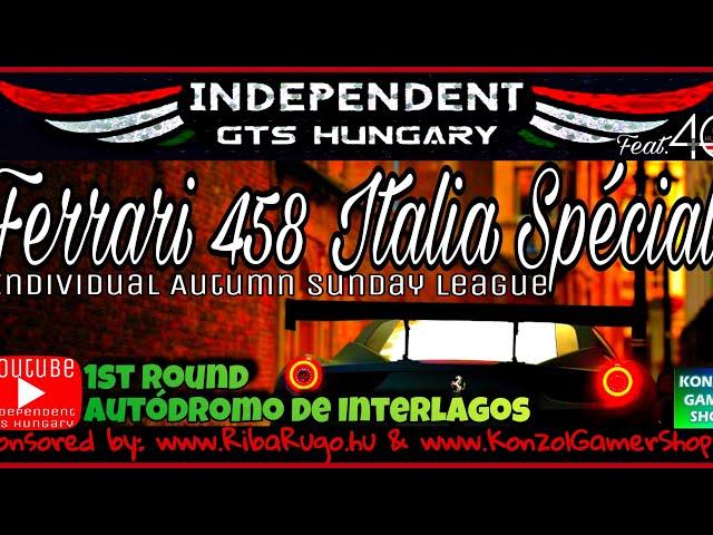 IGTSH feat. OBH - F458I Special - IASL - R1/6 - Autódromo de Interlagos