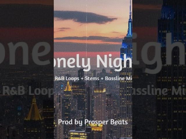 Lonely Nights loop kit out now! 30 r&b loops + stems + baseline midis for each one! Link in comments