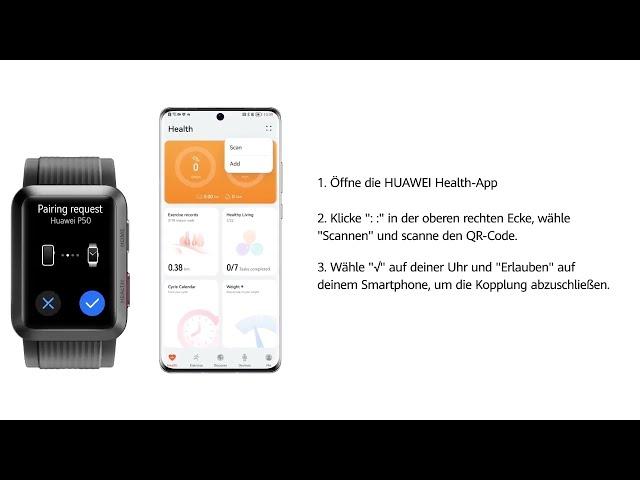 HUAWEI WATCH D - Mit Android-Smartphone verbinden