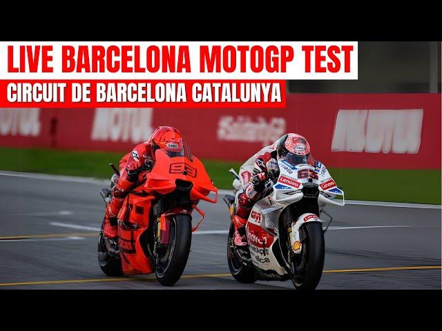 Live MotoGP Today Barcelona MotoGP Test - Marc Marquez Ducati Lenovo 2025