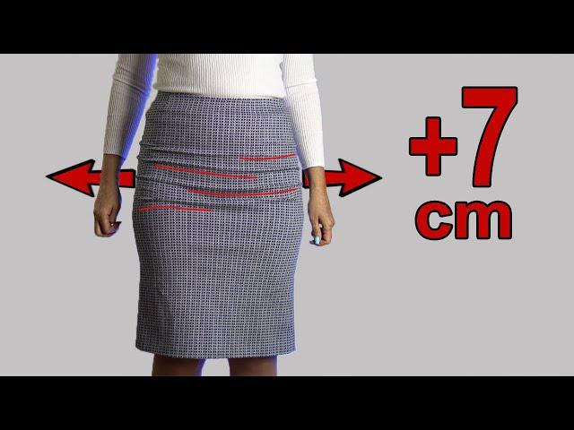  Sewing trick. How to expand a skirt that is already too small for you