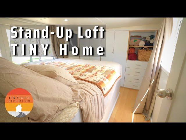 She downsized into Tiny Home to simplify - Shaye's Tiny Homes design